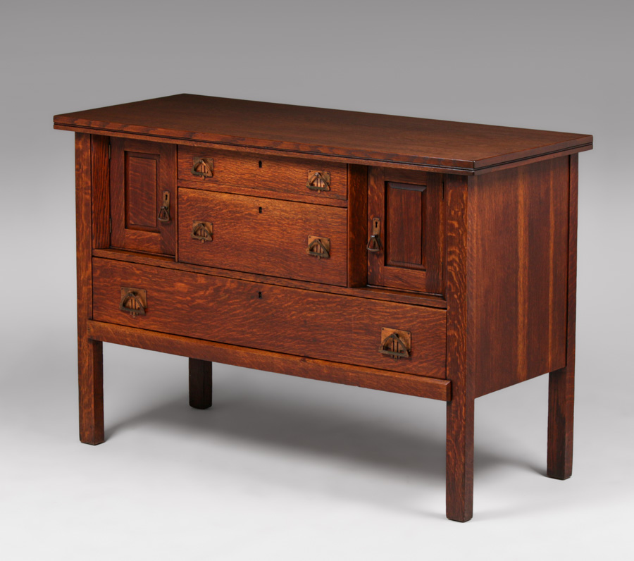 J.K. Rishel Furniture Co - Williamsport, PA Oak Sideboard c1910